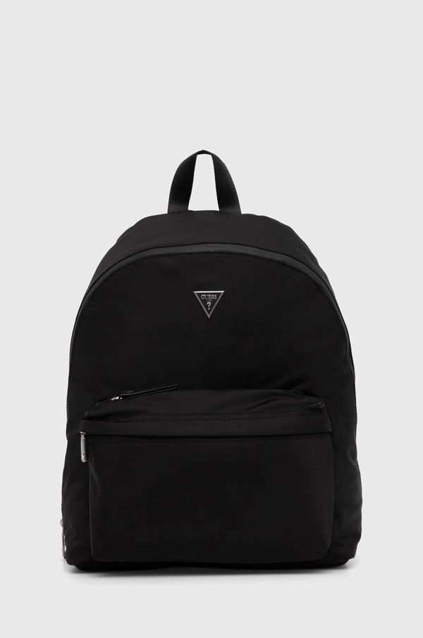 Guess Ruksak Guess VENEZIA za muškarce, boja: crna, mali, bez uzorka, HMVENY P4306