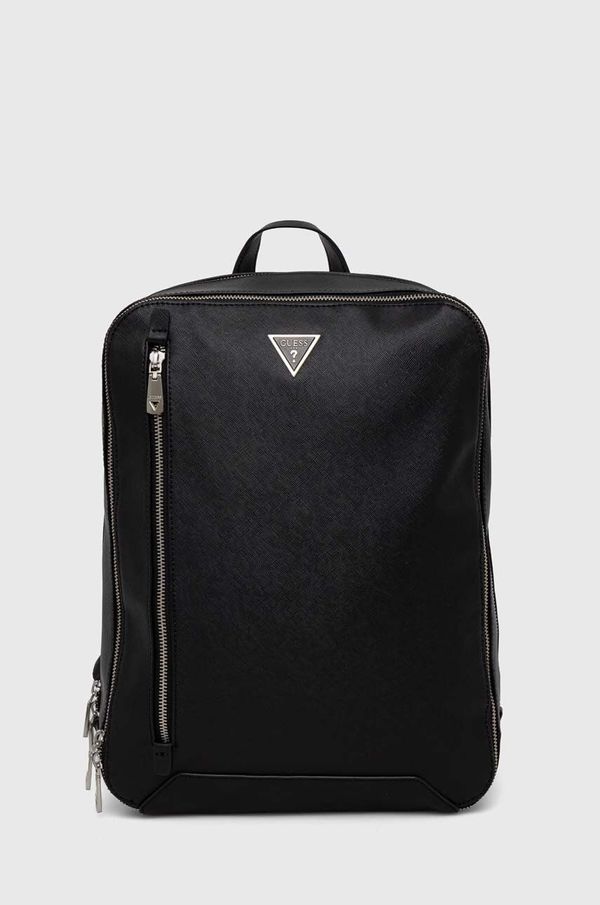 Guess Ruksak Guess za muškarce, boja: crna, veliki, bez uzorka