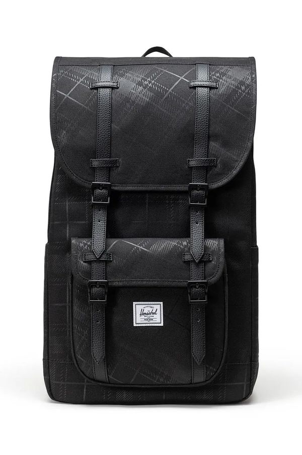 Herschel Ruksak Herschel Little America boja: crna, veliki, bez uzorka, 11390-06495-OS