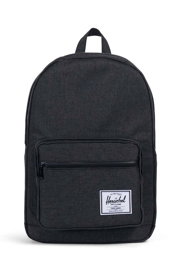 Herschel Ruksak Herschel Pop Quiz Black Crosshatch boja: crna, veliki, bez uzorka, 10011-02093-OS