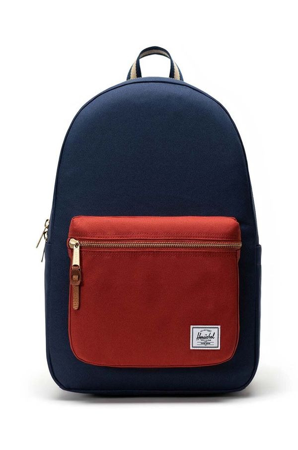 Herschel Ruksak Herschel Settlement Backpack boja: crna, veliki, bez uzorka