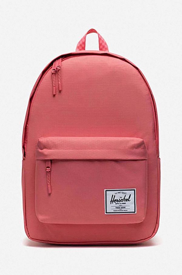 Herschel Ruksak Herschel za žene, boja: ružičasta, veliki, glatki model, Herschel Classics X-Large, 10492.05606-pink