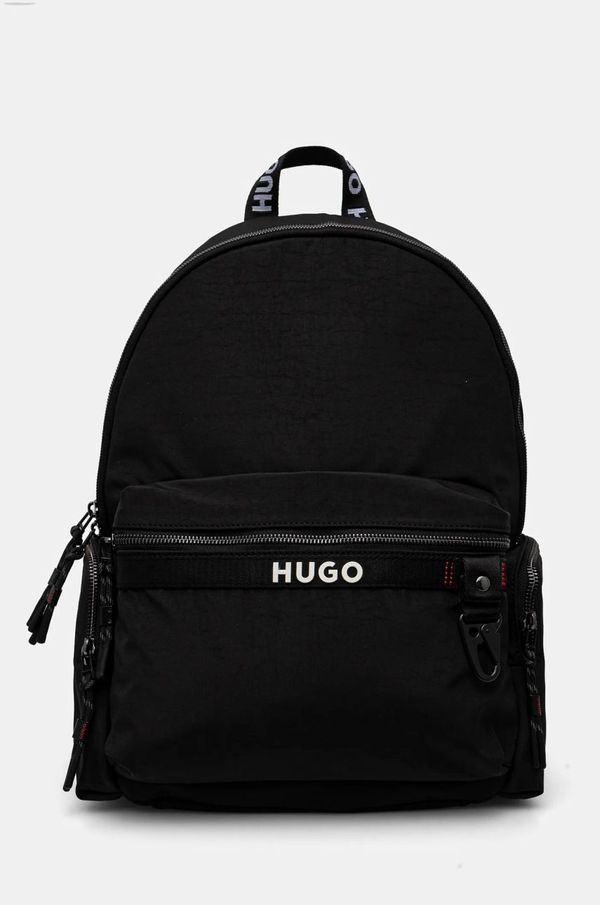 HUGO Ruksak HUGO za muškarce, boja: crna, veliki, bez uzorka, 50536007