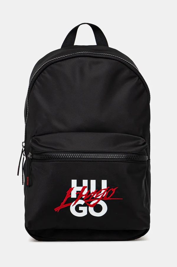 Hugo Ruksak HUGO za muškarce, boja: crna, veliki, s aplikacijom, 50529389