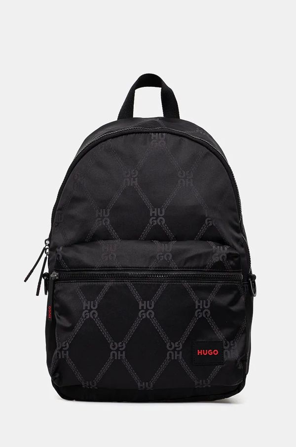 Hugo Ruksak HUGO za muškarce, boja: crna, veliki, s uzorkom, 50529424