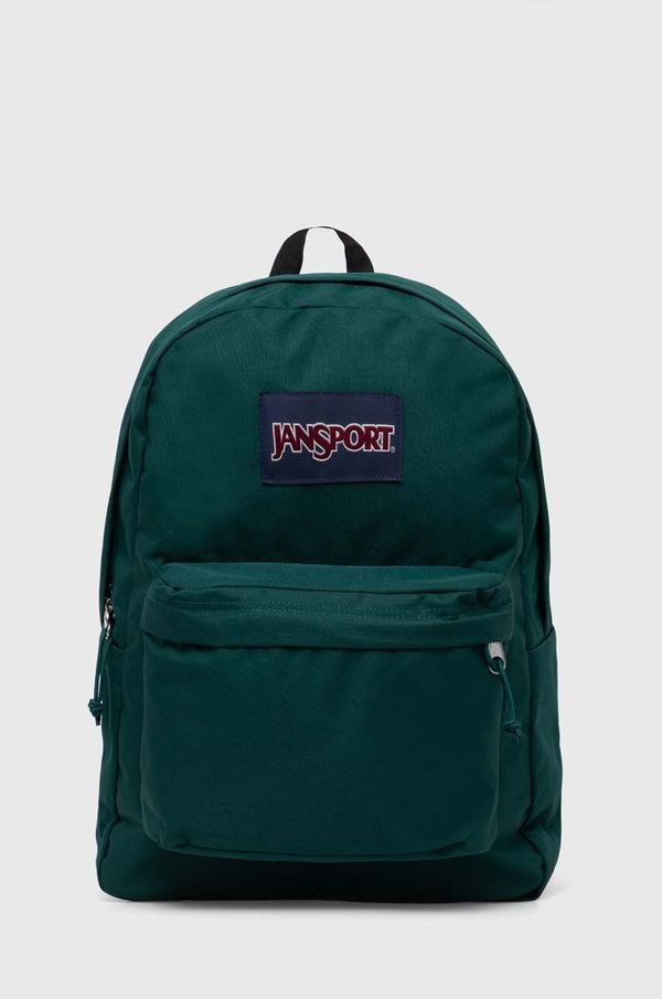 Jansport Ruksak Jansport boja: zelena, veliki, s aplikacijom