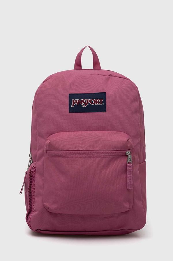 Jansport Ruksak Jansport Cross Town boja: ružičasta, veliki, s aplikacijom, EK0A5BAI8O11