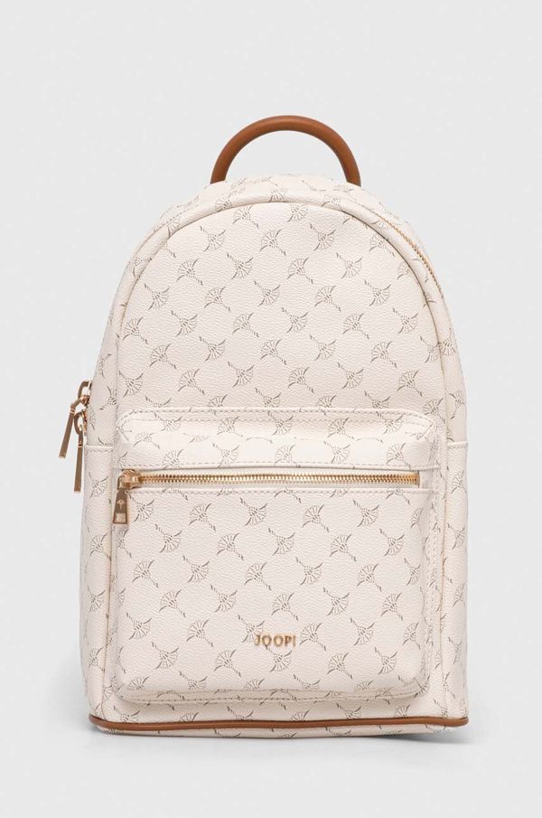 Joop! Ruksak Joop! za žene, boja: bež, mali, s uzorkom