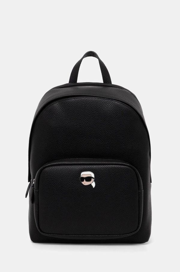 Karl Lagerfeld Ruksak Karl Lagerfeld boja: crna, veliki, s aplikacijom, A1W30497