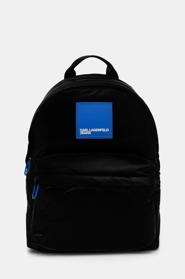 Karl Lagerfeld Jeans Ruksak Karl Lagerfeld Jeans boja: crna, veliki, s aplikacijom, 246J3001