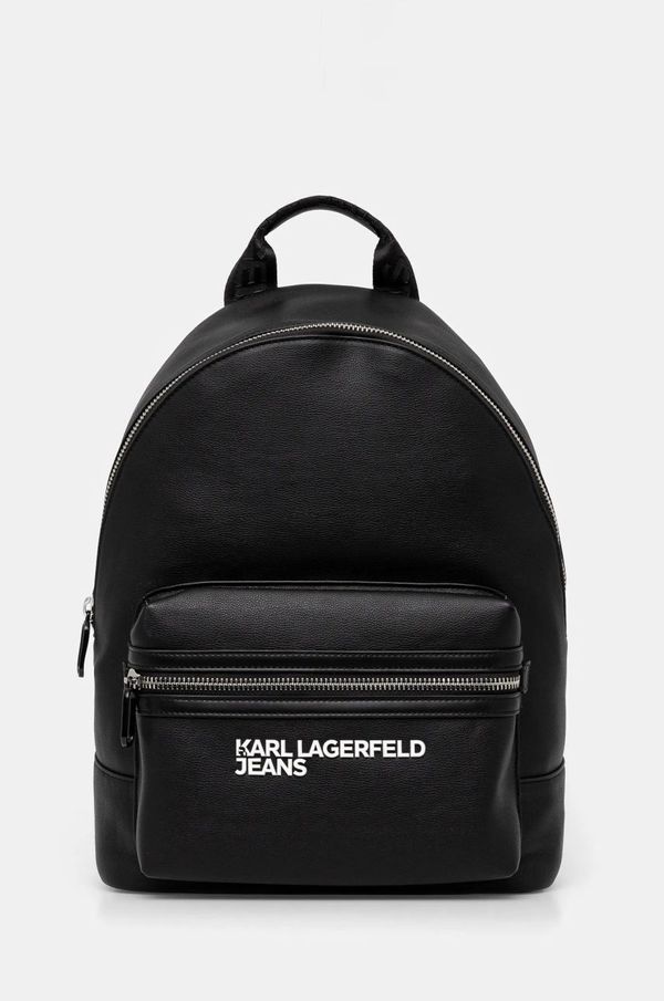 Karl Lagerfeld Jeans Ruksak Karl Lagerfeld Jeans boja: crna, veliki, s aplikacijom, A1M30302