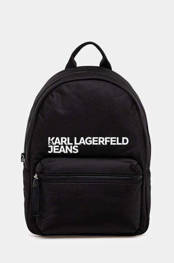 Karl Lagerfeld Jeans Ruksak Karl Lagerfeld Jeans boja: crna, veliki, s tiskom, A1W30236