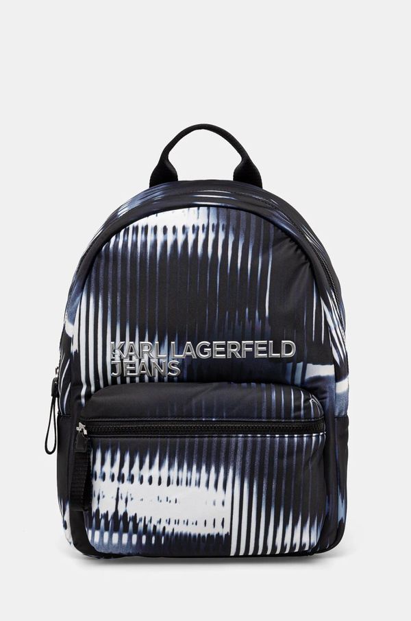 Karl Lagerfeld Jeans Ruksak Karl Lagerfeld Jeans boja: crna, veliki, s uzorkom, A1W30315