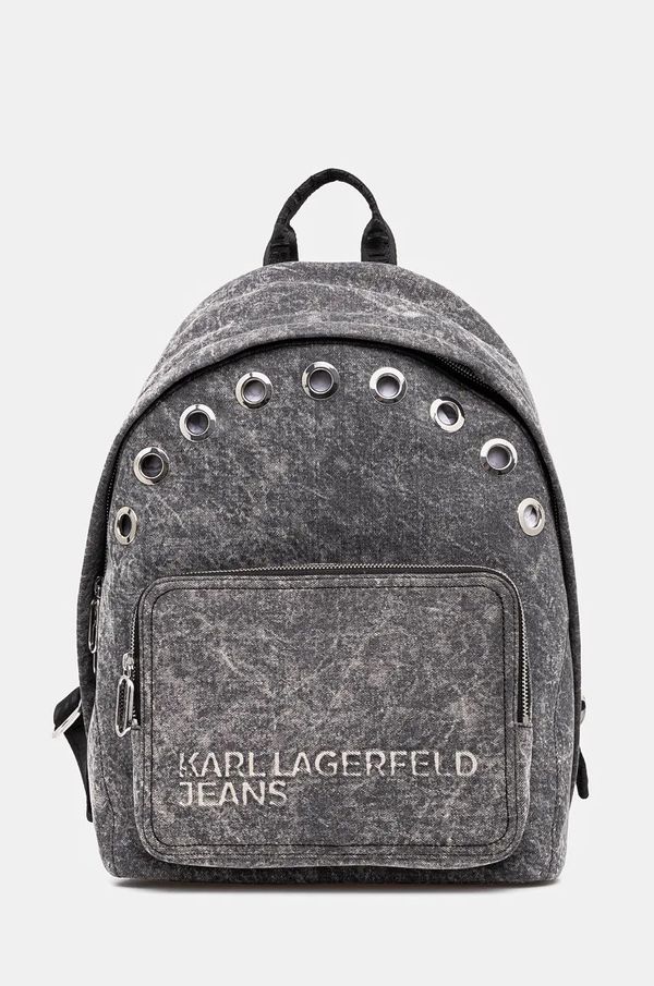 Karl Lagerfeld Jeans Ruksak Karl Lagerfeld Jeans boja: siva, veliki, s uzorkom, 246J3042