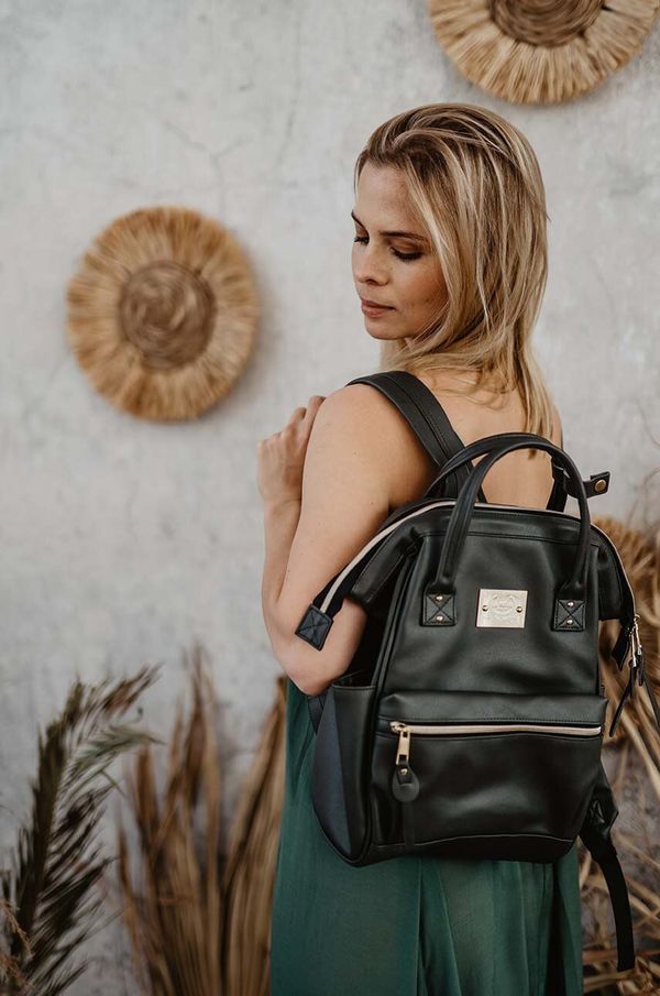 La Millou Ruksak La Millou Dolce Vita Pure ETNA boja: crna, veliki, bez uzorka