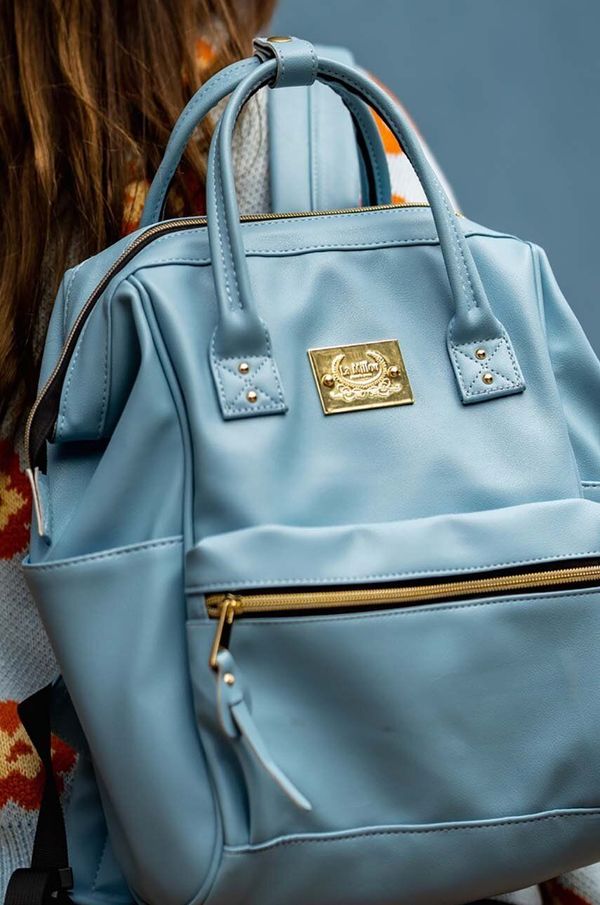 La Millou Ruksak La Millou Dolce Vita Pure PACIFIC veliki, bez uzorka