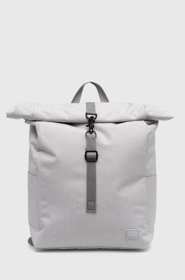 Lefrik Ruksak Lefrik ROLL MINI STRIPES boja: siva, veliki, bez uzorka