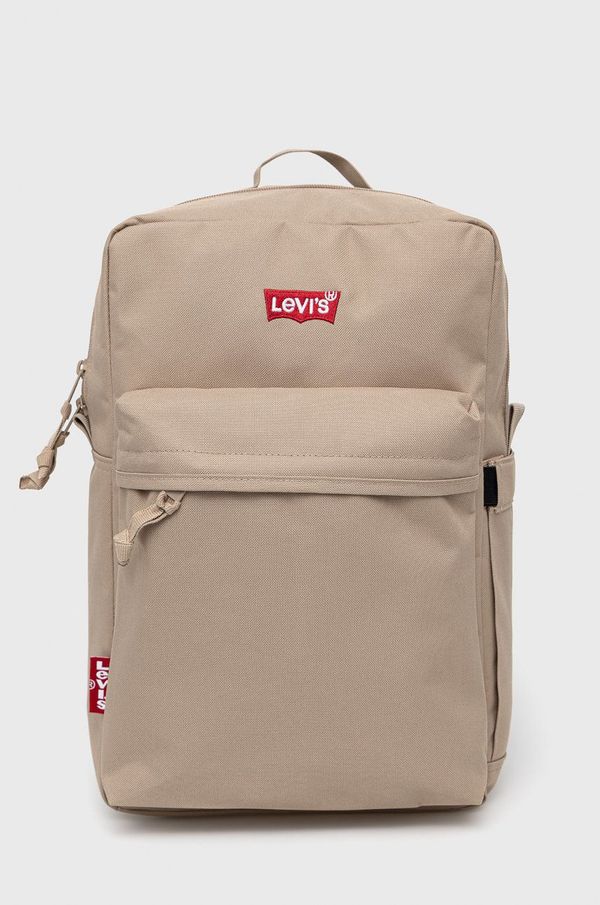 Levi's Ruksak Levi's boja: bež, veliki, jednobojni model