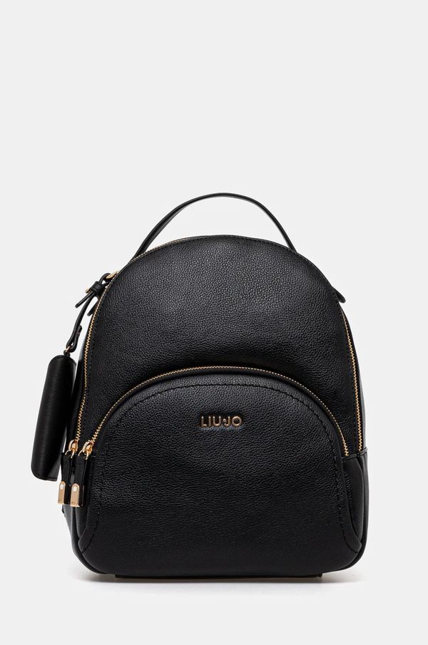 Liu Jo Ruksak Liu Jo za žene, boja: crna, mali, bez uzorka, AA5157 E0058
