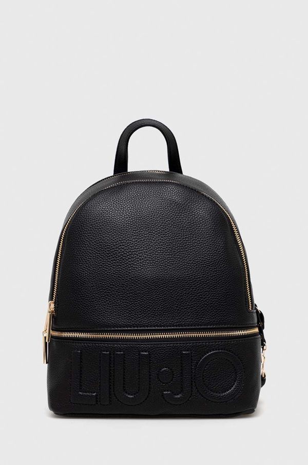Liu Jo Ruksak Liu Jo za žene, boja: crna, mali, jednobojni model
