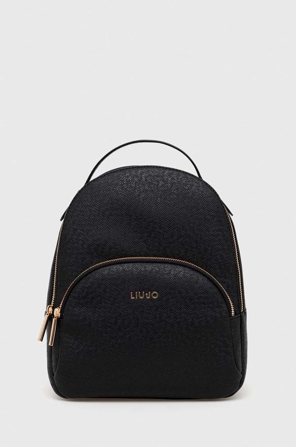 Liu Jo Ruksak Liu Jo za žene, boja: crna, mali, jednobojni model