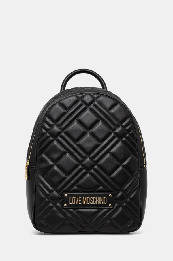 Love Moschino Ruksak Love Moschino za žene, boja: crna, mali, bez uzorka, JC4154PP1