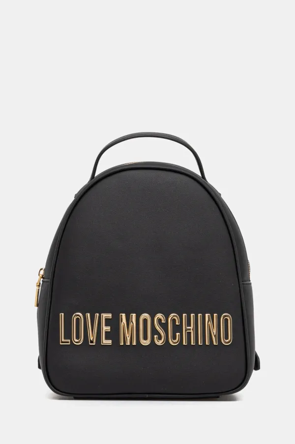 Love Moschino Ruksak Love Moschino za žene, boja: crna, mali, s aplikacijom, JC4197PP1