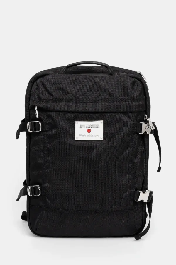 Love Moschino Ruksak Love Moschino za žene, boja: crna, veliki, bez uzorka, JC4200PP1