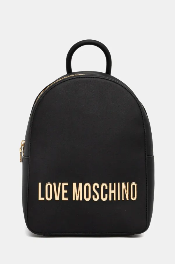 Love Moschino Ruksak Love Moschino za žene, boja: crna, veliki, s aplikacijom, JC4193PP1