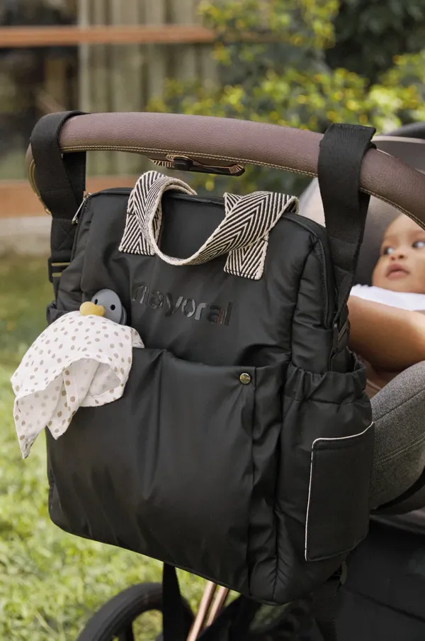 Mayoral Newborn Ruksak Mayoral Newborn boja: crna, mali, bez uzorka, 19897