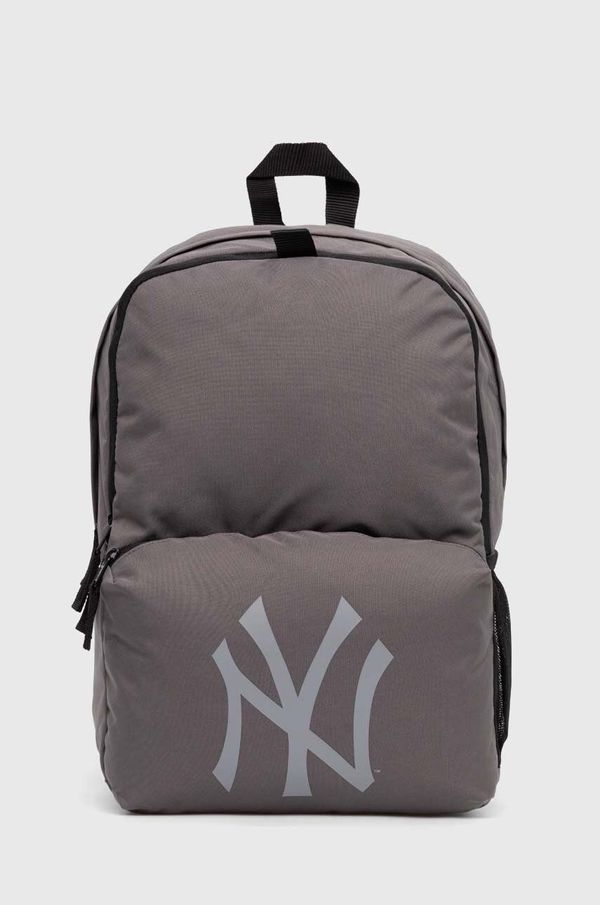New Era Ruksak New Era MLB NEW YORK YANKEES boja: siva, veliki, s tiskom, 60503788