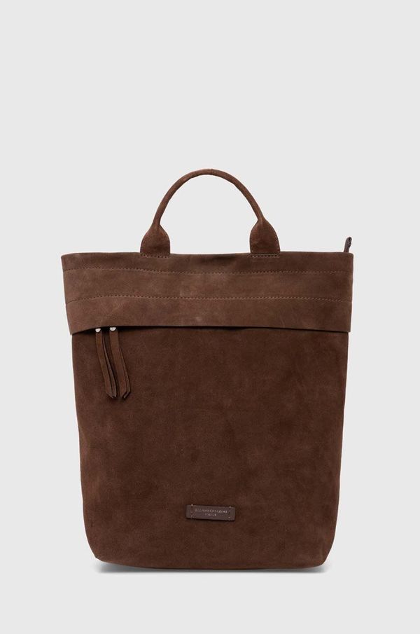 Gianni Chiarini Ruksak od brušene kože Gianni Chiarini ANDREA boja: smeđa, veliki, bez uzorka, ZN 11076 CM-PL