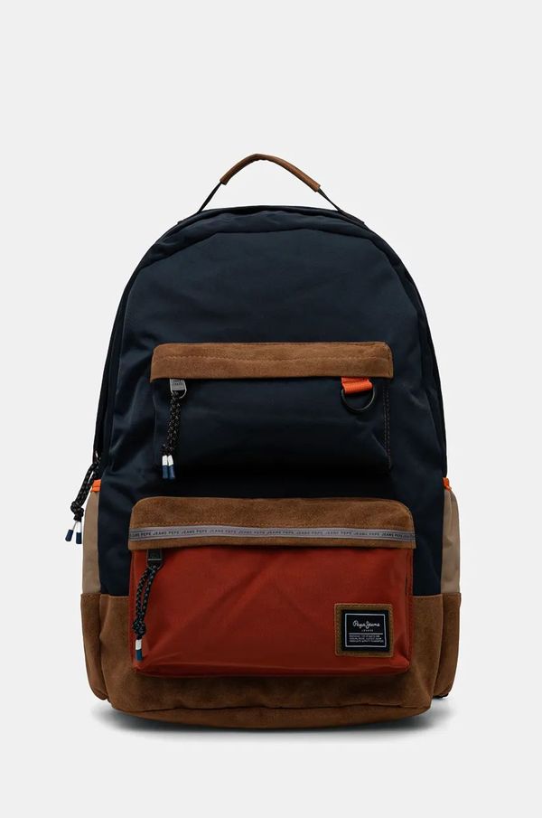 Pepe Jeans Ruksak Pepe Jeans ALVIN LONDON za muškarce, boja: tamno plava, veliki, s uzorkom, PM030848