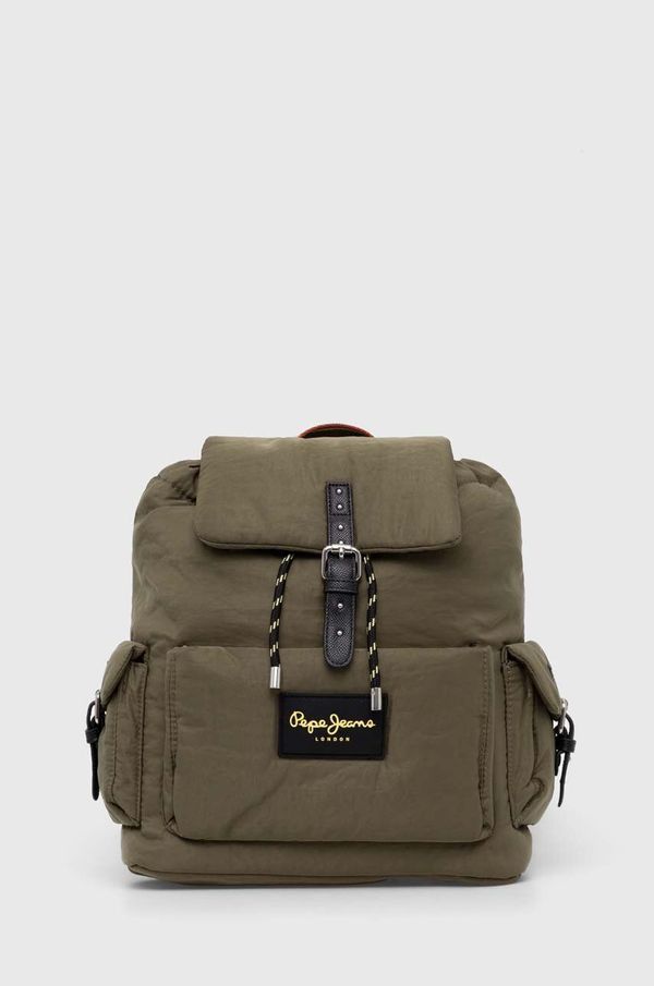 Pepe Jeans Ruksak Pepe Jeans Myla Margy za žene, boja: zelena, mali, bez uzorka
