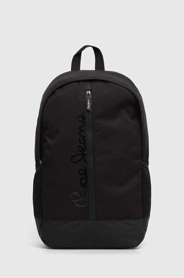 Pepe Jeans Ruksak Pepe Jeans za muškarce, boja: crna, veliki, s tiskom