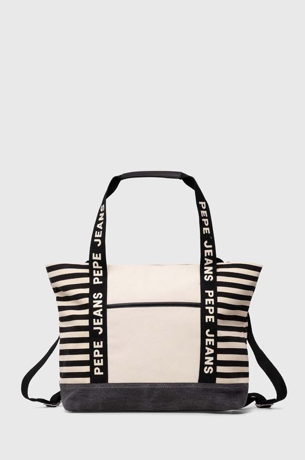 Pepe Jeans Ruksak Pepe Jeans za žene, boja: crna, veliki, s uzorkom