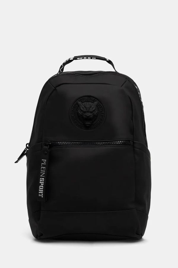 Plein Sport Ruksak PLEIN SPORT za muškarce, boja: crna, veliki, s tiskom, 2100174