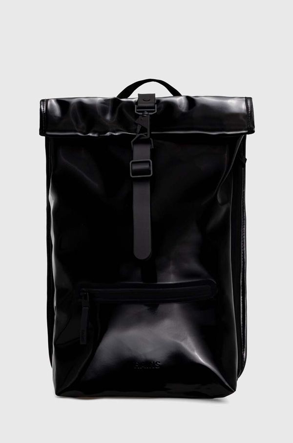 Rains Ruksak Rains 13320 Backpacks boja: crna, veliki, bez uzorka