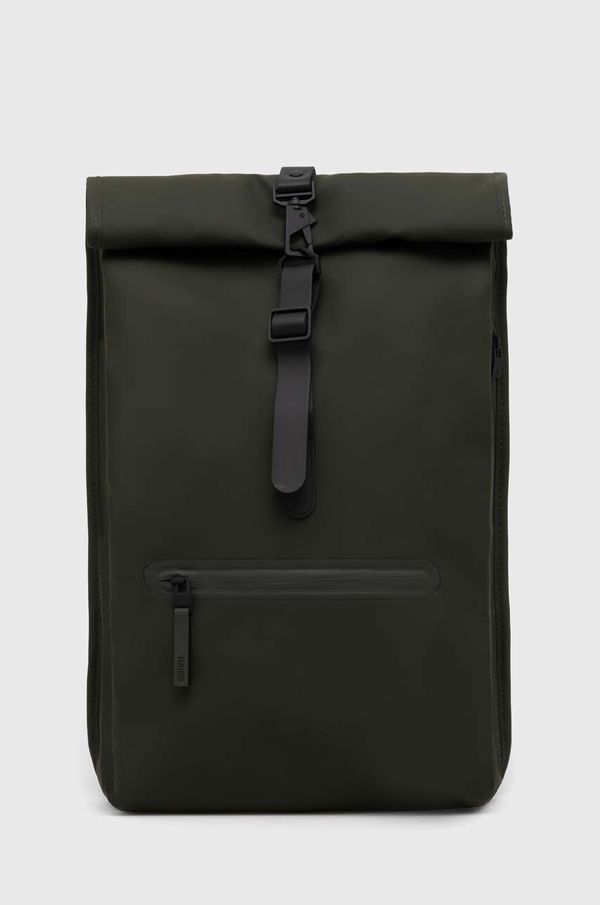Rains Ruksak Rains 13320 Backpacks boja: zelena, veliki, bez uzorka