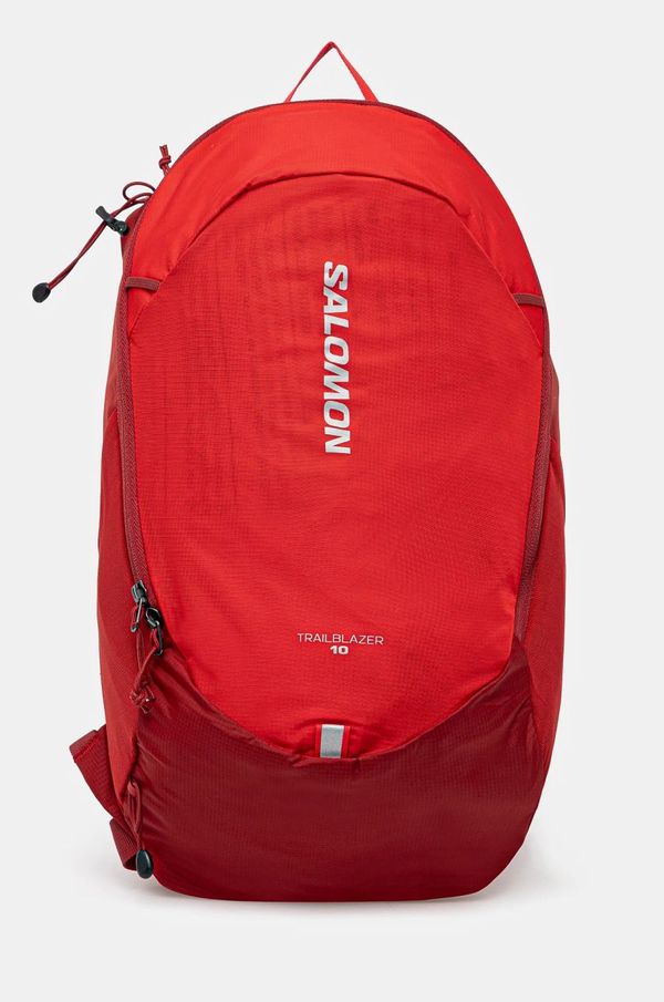 Salomon Ruksak Salomon Trailblazer 10 boja: crvena, veliki, s tiskom, LC2183600