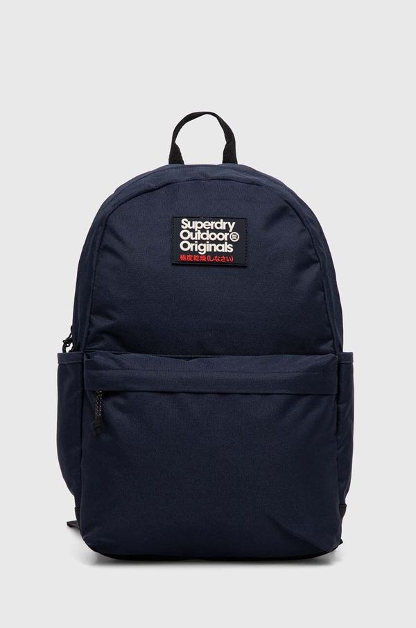 Superdry Ruksak Superdry za žene, boja: tamno plava, veliki, bez uzorka