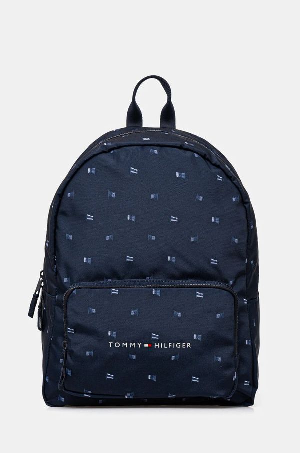 Tommy Hilfiger Ruksak Tommy Hilfiger boja: tamno plava, veliki, s tiskom, AU0AU01945
