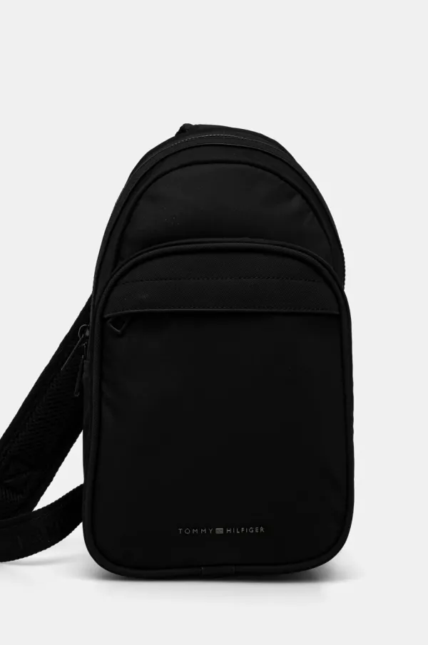 Tommy Hilfiger Ruksak Tommy Hilfiger za muškarce, boja: crna, mali, bez uzorka, AM0AM13363