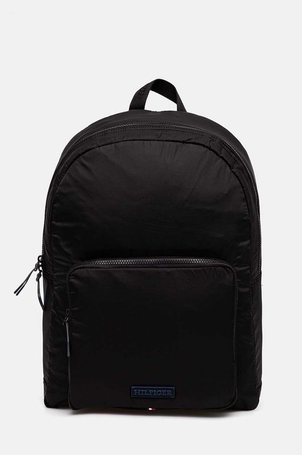 Tommy Hilfiger Ruksak Tommy Hilfiger za muškarce, boja: crna, veliki, bez uzorka, AM0AM12678