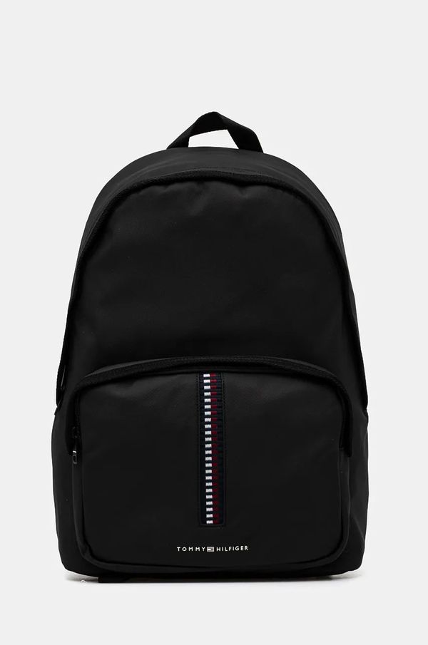 Tommy Hilfiger Ruksak Tommy Hilfiger za muškarce, boja: crna, veliki, bez uzorka, AM0AM12732