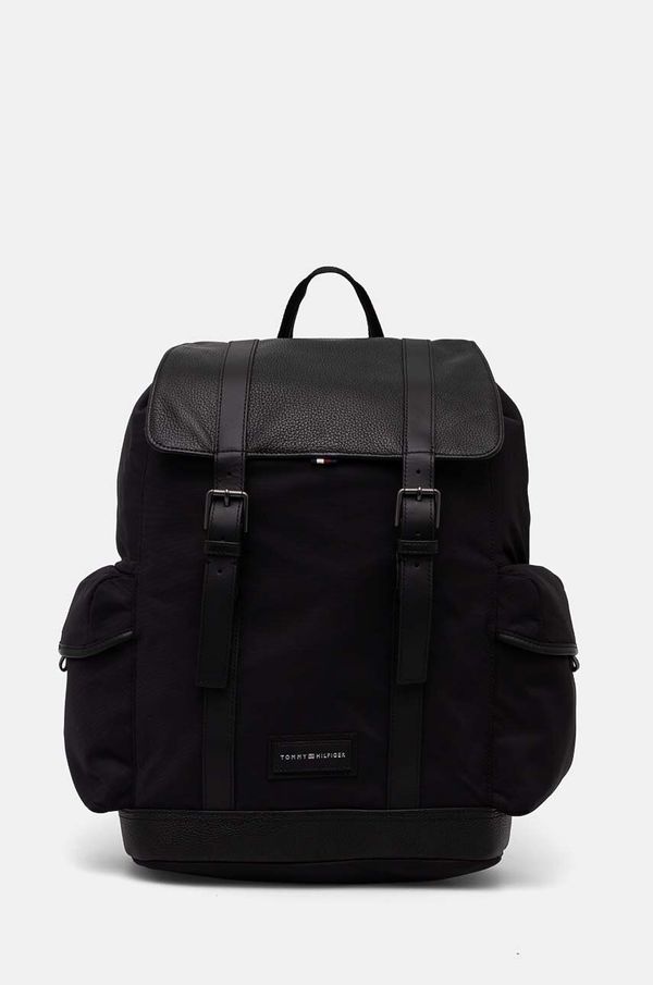 Tommy Hilfiger Ruksak Tommy Hilfiger za muškarce, boja: crna, veliki, bez uzorka, AM0AM12737