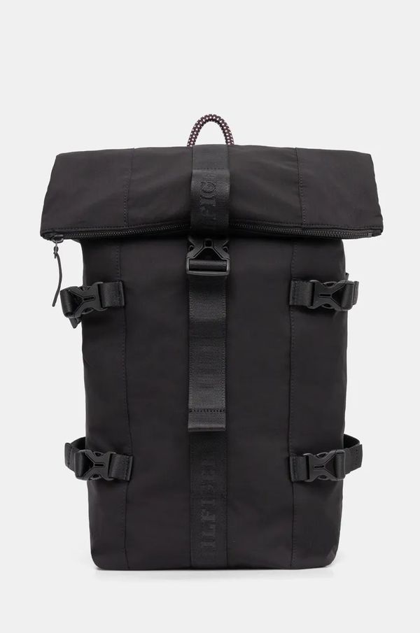 Tommy Hilfiger Ruksak Tommy Hilfiger za muškarce, boja: crna, veliki, bez uzorka, AM0AM12744