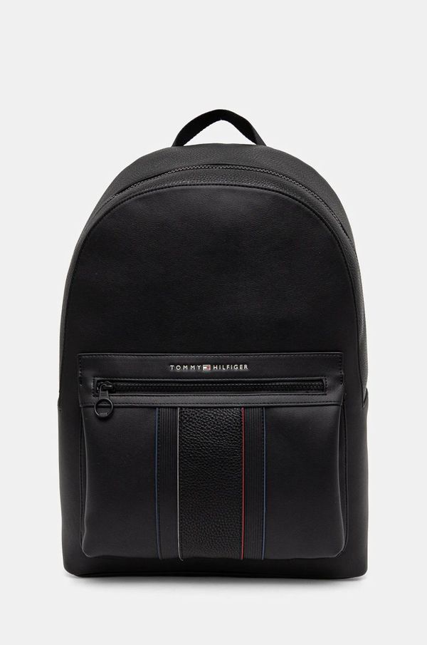 Tommy Hilfiger Ruksak Tommy Hilfiger za muškarce, boja: crna, veliki, bez uzorka, AM0AM13069
