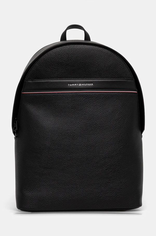 Tommy Hilfiger Ruksak Tommy Hilfiger za muškarce, boja: crna, veliki, s aplikacijom, AM0AM13070