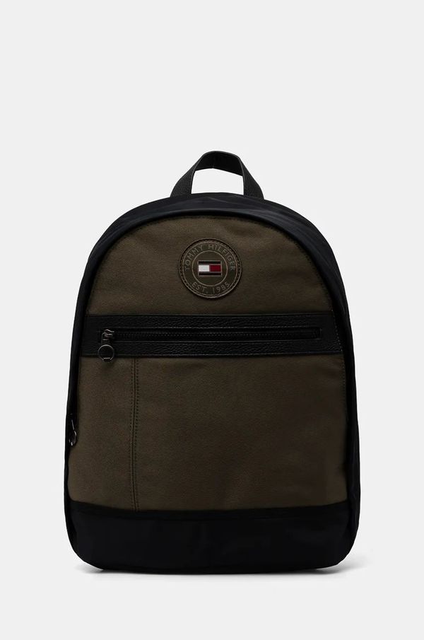 Tommy Hilfiger Ruksak Tommy Hilfiger za muškarce, boja: zelena, veliki, bez uzorka, AM0AM12720